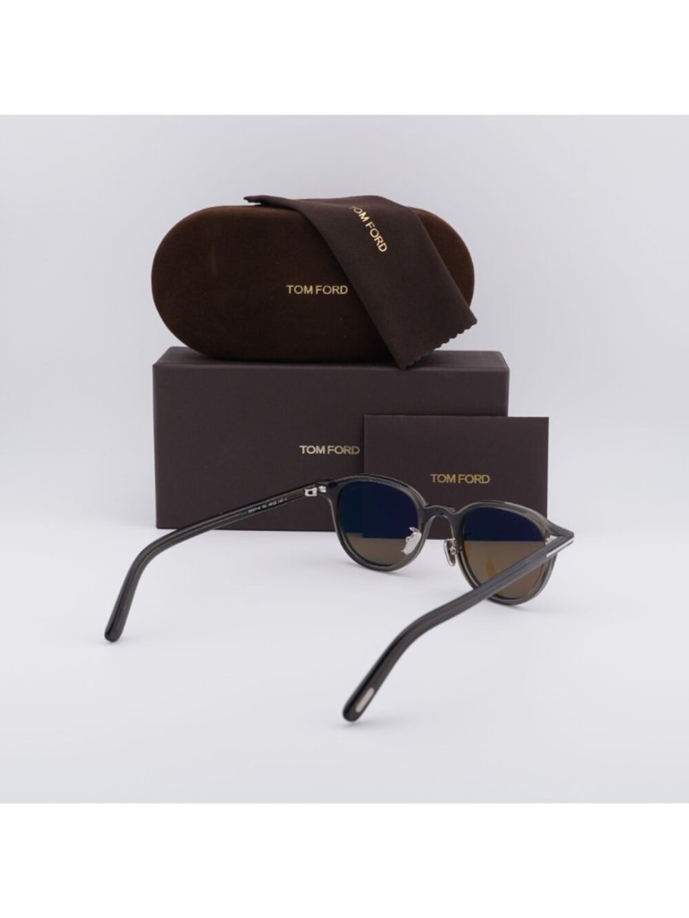 Tom Ford FT0977-D 20J Sunglasses - Grey Square Frame, Roviex Lenses - Picture 9 of 9